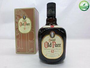 【Y-9023】未開栓 Grand Old Parr グランドオールドパー 12年 スコッチウイスキー 750ml 40度 【千円市場】