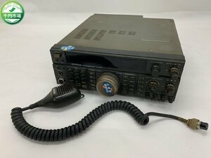 【N5-0067】0KM15 KENWOOD/ケンウッド TS-450S HFトランシーバー/MC-43S ハンドマイク付 現状品【千円市場】