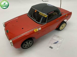 【N5-0092】TAMIYA タミヤ 電動ラジコン RC HONDA ホンダ S800 Futaba S3003 FP-R122JE 部品取り レストア 現状品【千円市場】