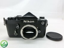 【O-6014】希少 ニコン NIKON F2 アイレベル 750万番 ブラック系 ボディキャップ付き 現状品【千円市場】_画像1