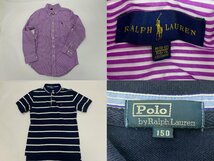 【O-5979】POLO RALPH LAUREN キッズ ラルフローレン トップス Tシャツ ジャケット シャツ ハーフパンツ 130/140/150cm セット【千円市場】_画像5