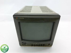 【Y-9030】SONY カラービデオモニター PVM-9220 TRINITRON 9インチ ブラウン管 トリニトロン 昭和レトロ ソニー 通電のみ【千円市場】