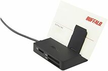 【残りわずか】 ブラック USB2.0 マルチカードリーダー BUFFALO スタンダードモデル BSCR105U2BK ブラック_画像6