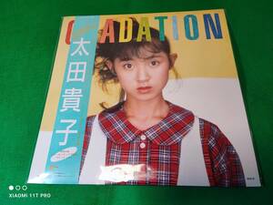 【中古:盤質B】LP盤 太田貴子／GRADATION（グラデーション）