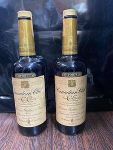 古酒　１９８３年　Canadian Club カナディアンクラブ ウィスキー 2本セット