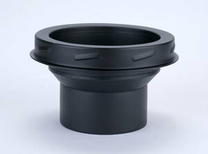 New heat-resisting black painting insulation two -ply smoke .120mm for adaptor (120-150-200) lock type new goods 