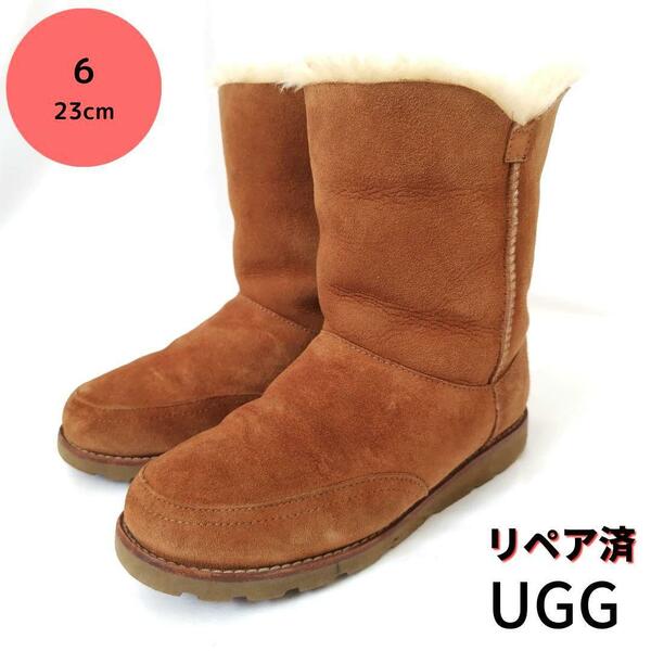 美品UGG australia【アグ】ムートンブーツ 内ボア ミドルブーツ