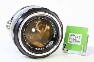 【同梱歓迎】【動作保証・点検済】良品■NIKON AI改 NIKKOR-S 50mm F1.4■5343