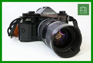 【同梱歓迎】【動作保証・点検済】良品■キヤノン Canon A-1+35-70mm S.S.C■シャッター全速・露出計完動・若干鳴きあり・割れなし■5153