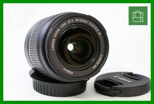 【同梱歓迎】【動作保証・点検済】 極上品■キヤノン Canon EF-S 18-55mm F3.5-5.6 IS■4908