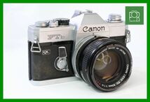 【同梱歓迎】実用■キヤノン Canon FTb QL ボディ+50mm F1.4 S.S.C■シャッター全速・露出計・絞り完動■AAA249_画像1