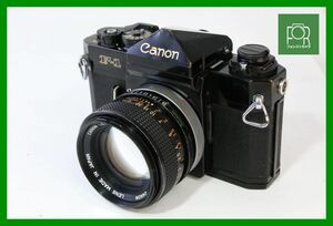 【同梱歓迎】実用■CANON F-1 ボディ+50mm F1.4 S.S.C ○マーク■シャッター全速完動・露出計・絞り完動■AAA605