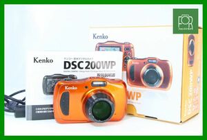 【同梱歓迎】実用■Kenko DSC 200 WP オレンジ・箱付き■バッテリー付き・チャージャーなし■CCC383