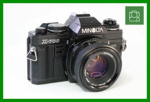 【同梱歓迎】実用■ミノルタ MINOLTA X-700 MPS ボディ+MD 50mm F1.7■シャッター全速・露出計完動■DDD504