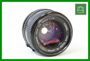 【同梱歓迎】【動作保証・点検済】良品■キヤノン Canon NEW FD 50mm F1.4■DDD511