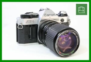 【同梱歓迎】実用■キヤノン Canon AE-1 PROGRAM ボディ+RMC Tokina 35-105mm F3.5-4.5■シャッター全速完動・露出計不良■DDD516