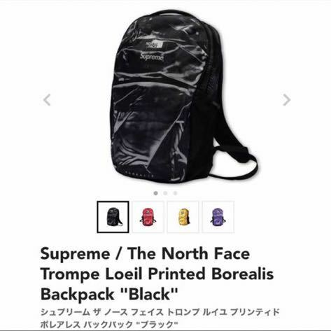 Supreme / The North Face Trompe Loeil Prリュックサック バッグ デイパック リュック Backpack NORTH
