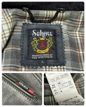 Schott 【漢の戦闘服】人気Lサイズ　ライダースジャケット シングルライダース ショット　本革　3131010 クラッシック　レーサージャケット_画像6