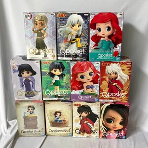 □【500円スタート】未開封 Qposket フィギュア 11点まとめ売り犬夜叉 ディズニー 鬼滅の刃 セーラームーン 倖田來未他