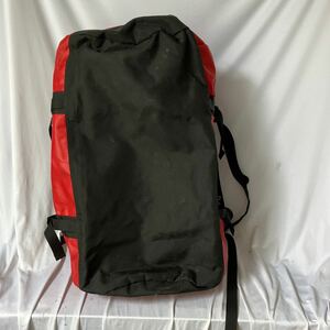 ▽【500円スタート】THE NORTH FACE BASE CAMP DUFFLE ベースキャンプダッフル ボストンバッグ RED リュックサック 