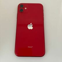 ▽【500円スタート】iPhone11 PRODUCT RED 128G MWM32J/A C6KZP1GN73G IMEI SIMフリー 356564100063309 稼動品 初期化済み_画像9