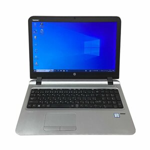訳アリ HP ProBook 450 G3 第6世代 Core i5 6200U 2.3GHz 8GB SSD 256GB DVDマルチ カメラ Bluetooth Windows10Pro ノートパソコン I154