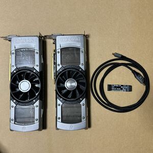 NVIDIA Geforce GTX 690 Dual GPU中古動作確認済み2台セット