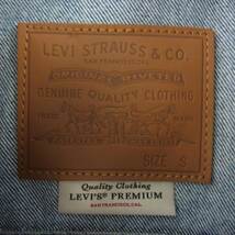 Levi's リーバイス PC9-72334-0574 PREMIUM TRUCKER JACKET ユーズド加工 デニム トラッカー ジャケット インディゴブルー系 S【中古】_画像4