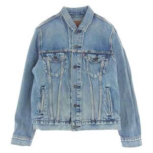 Levi's リーバイス PC9-72334-0574 PREMIUM TRUCKER JACKET ユーズド加工 デニム トラッカー ジャケット インディゴブルー系 S【中古】