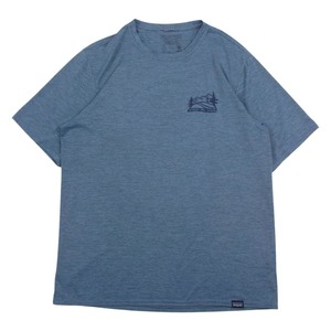 patagonia パタゴニア 45235 キャプリーン クール デイリー グラフィック Tシャツ グレー系 S【美品】【中古】