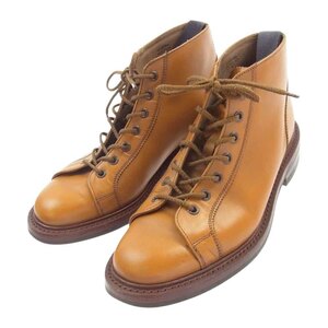 Tricker's トリッカーズ 6077 レースアップ レザー モンキーブーツ ブラウン系 UK7【中古】