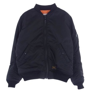 WTAPS ダブルタップス 14AW 142GWDT-JKM04 MA-1 フライト ボンバー ジャケット ブラック系 M【中古】