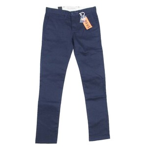 デウスエクスマキナ Deus ex Machina Ford Pant SLIM LEG チノパンツ ネイビー系 28【新古品】【未使用】【中古】