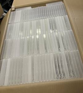 中古　DVDトールケース（クリア）１２０枚 /ゆうパック１４０サイズ