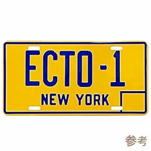 ゴーストバスターズ ECTO-1 ムービー ライセンス プレート 看板 壁飾り インテリア雑貨 アメリカ雑貨 新品未開封