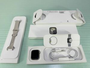 Apple Watch 　アップルウォッチ Series 9 GPSモデル　 41mm/S/M 　スターライト アルミ スポーツバンド　MR8T3J/A2978 　限定保証付き