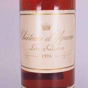 ★シャトー ディケム 1976年 ※ 750ml 14%未満 ソーテルヌ 貴腐ワイン Chateau d'Yquem L24094