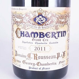 送料無料★アルマン ルソー シャンベルタン 2011年 赤 ※ 750ml 13.5% ブルゴーニュ ARMAND ROUSSEAU A01028