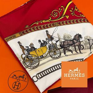 美品！HERMES カレ90 シルク スカーフ