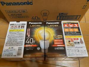 Panasonic製　LED電球　新品10個入　LDA5L/C/W クリア電球タイプ