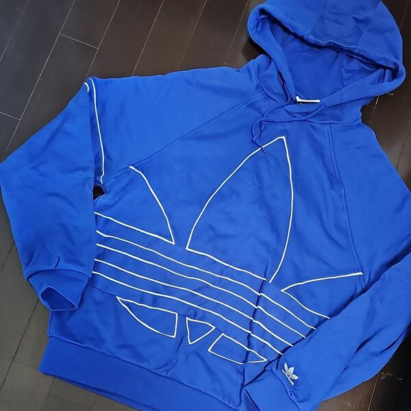 adidas originals ビッグロゴパーカー 美品