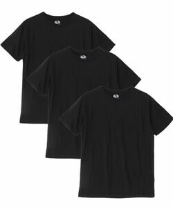 新品　3P フルーツオブザルーム　無地　Tシャツ　3枚セット　サイズL