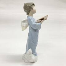 1989年 LLADRO リヤドロ フィギュリン 陶器人形 陶磁器 天使の歌声 ブルーエンジェル 17cm [49LHM/5724]_画像5