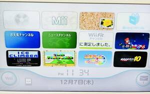 VC　Wii　本体　8本入り　ロックマン10　カスタムロボV2　等　内蔵ソフト