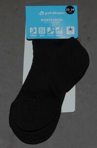 fai тонн спорт носки semi длинный черный 22~24cmme tuck s