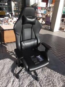 ★中古・美品★AKRacing エーケーレーシング Premiumレイヴン ゲーミングチェア ブラック 昇降 オフィスチェア 直取可 愛知県名古屋市