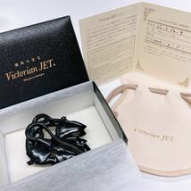 1356 ◆品質保証付◆ Victorian JET ジェットブローチ 実りの葉 SV 天然ジェット 漆黒の宝石 箱あり【美品】_画像1