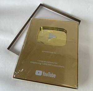 予約販売　6個セット　YT 100万人 金の盾 無記名　レプリカ　　銀の盾　もあるよ　みそきん