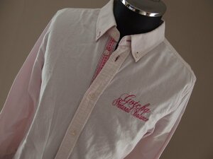  Gotcha * long sleeve shirt * button down shirt * Logo embroidery & print *L size *GOTCHA