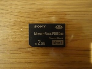 【動作確認済】ソニー メモリースティック PRO Duo 2GB MEMORY STICK3
